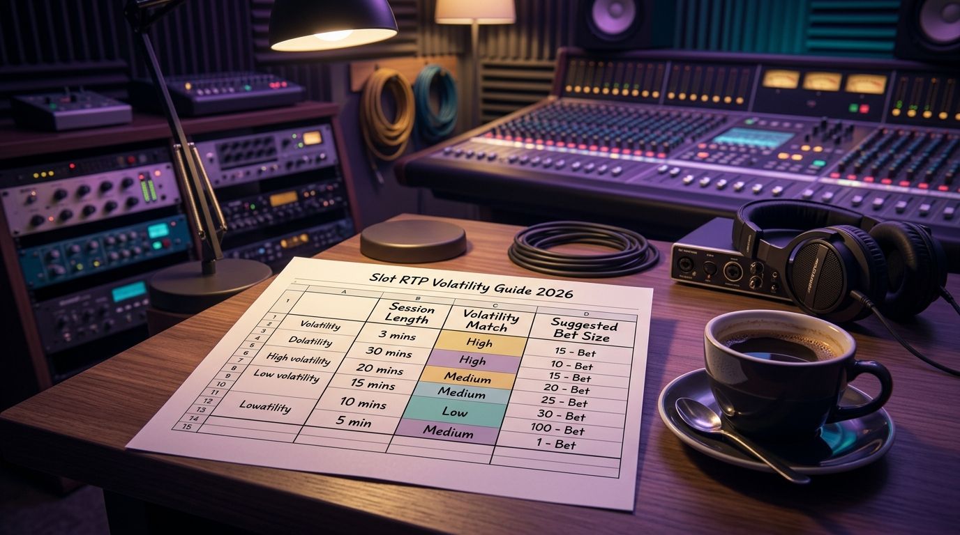 bankroll planning chart for slot RTP volatility guide 2026